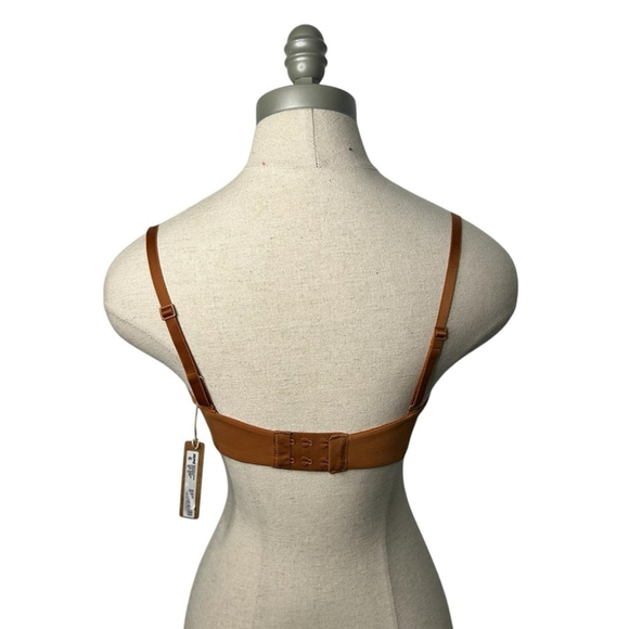 Skims Smoothing Intimates Unlined Strapless Bra with Straps in Bronze Size 34C - Picture 8 of 12